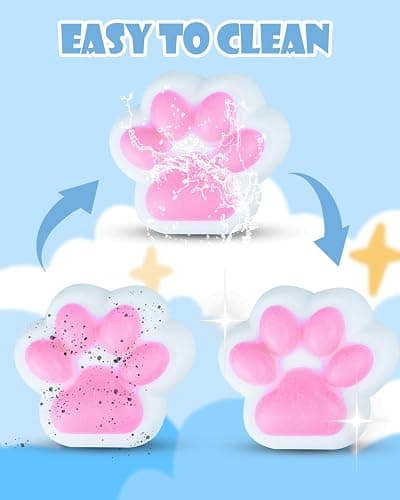 Taba Squishy Toys Pack,Fufu Toys Set,Squishies Set Include 4 Taba Cat Paws,2 Chick,2 Squishy Hamster,Stress Relief Toy, Mochi Squeeze Toys, Fidget Cute Stuff for Girls, Boys, Kids and Adults thumbnail 4