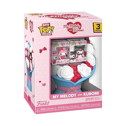 Funko Bitty Pop! Bouquet: Sanrio - My Melody and Kuromi - 0.9 Inch (2.2 Cm) Collectable - Gift Idea - Party Bags - Stocking Stuffers - Image 1