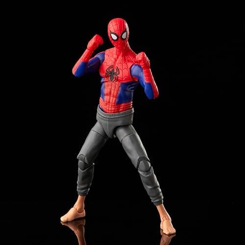 Spider-Man Marvel Legends Series Across The Spider-Verse Peter B Parker 6-inch Action Figure Toy, 2 Accessories thumbnail 4