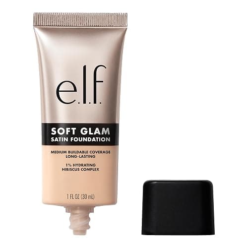 e.l.f. Soft Glam Foundation, Medium Coverage, Long-Lasting & Buildable Foundation For A Smooth, Satin Finish, Vegan & Cruelty-Free, 20 Light Cool - Image 1