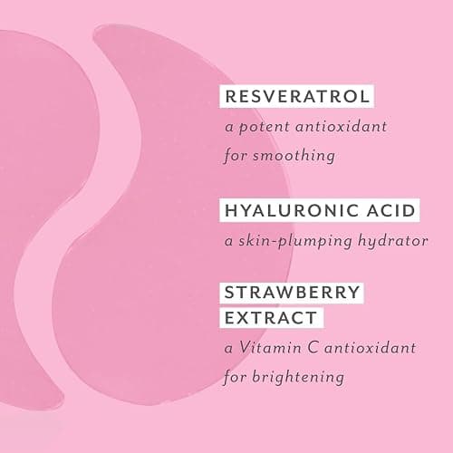 Patchology Serve Chilled Rosé Hydrating Under Eye Patches – Hyaluronic Acid & Antioxidant-Infused Eye Masks to Reduce Dark Circles, Puffiness & Fine Lines - Ideal Skincare Essentials (5 Pairs) thumbnail 4