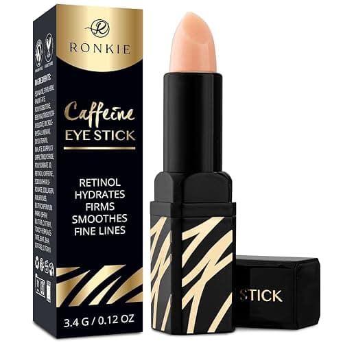 RONKIE Caffeine Eye Cream for Dark Circles: Caffeine Eye Stick - Smooth Fine Lines and Hydrate Eye Area - Image 1