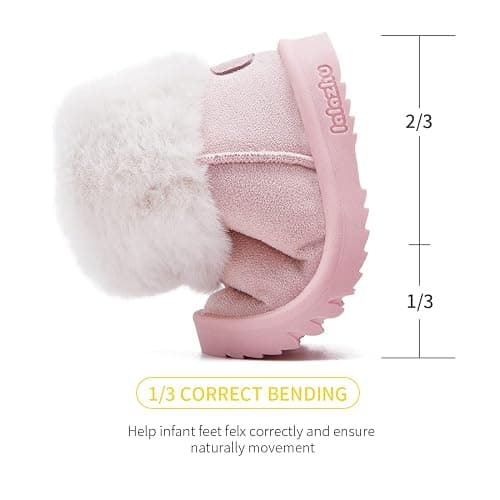 BMCiTYBM Girls Boys Snow Boots Warm Winter Fur Lined Baby Shoes (Infant/Toddler/Little Kid) thumbnail 4