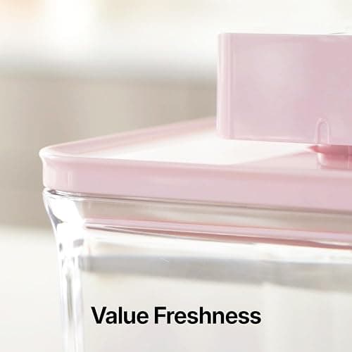 VAKUEN Premium Airtight Food Storage Containers ROSE Pink Lid, 1.0L(1.06qt) x2pcs Container. Patented Double Silicone Lining, 100% Leak Proof, BPA-FREE thumbnail 7