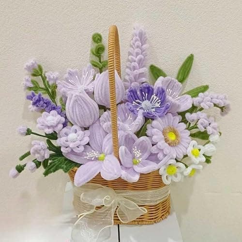 300 Pcs Thick Pipe Cleaners Craft Supplies 3 Assortment Pastel Macaron Purple Green Color Chenille Stems for Art and Craft Projects Creative DIY Christmas Decorations (Purple&Yellow&Green-300pcs) thumbnail 8