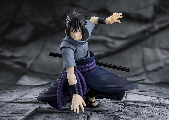 TAMASHII NATIONS - Naruto - Sasuke Uchiha -Solidary Shinobi- S.H.Figuarts Action Figure thumbnail 5