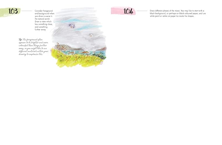 365 Days of Art in Nature: Find Inspiration Every Day in the Natural World (Adult Art Activity and Colouring Book) thumbnail 12