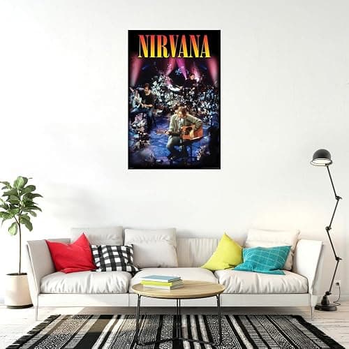 Nirvana - Music Poster (MTV Unplugged - Album Cover) (Size: 24" x 36") thumbnail 3