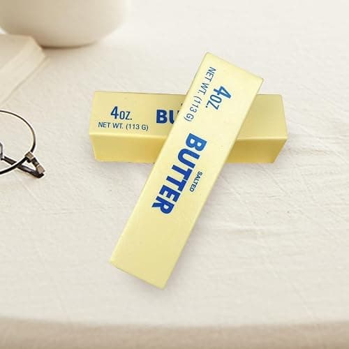 1Pc/2Pcs Butter Stick Slow Rising Squeeze Toy Salted Butter Bar Slow Rising Figure Stress Relief Fidget Toy for Anxiety Relief Hand Relax (1) thumbnail 4