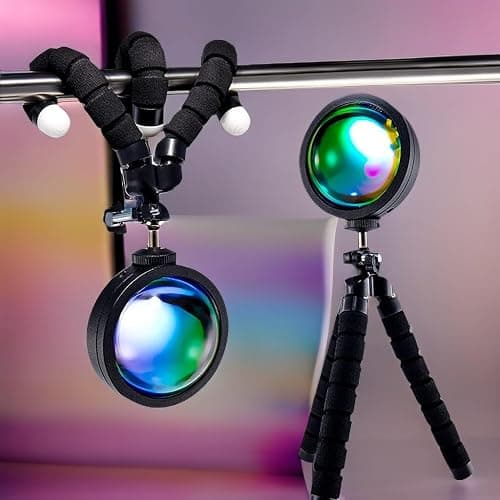 QUIGO Sunset Projector Lamp, 16 Colors Changing with Remote & App Control, Night Light for Bedroom, TikTok Room Decor Aesthetic, Sunrise/Sunset Light thumbnail 5