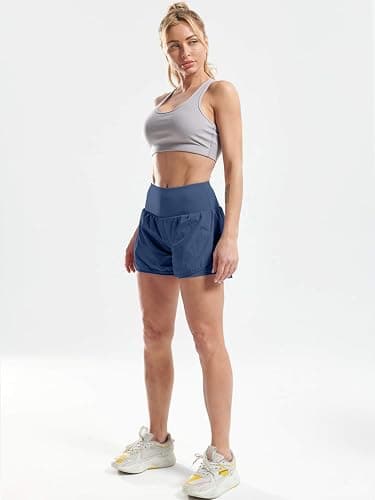 CADMUS 2 in 1 Women's Workout Shorts for Athletic Gym Running Shorts with Phone Pockets thumbnail 6