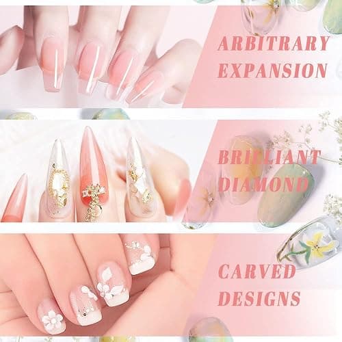 AIJIMEI Acrylic Nail Kit Acrylic nail Powder and Liquid Monomer Acrylic Nail Tools Set Nail Extension Acrylic Nail System Nail Art Starter Kit thumbnail 5