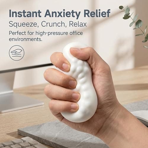 Crunchy Soap Squishy, Bead‑Filled ASMR Squishy Toy, Soft Slow Rising Squeeze Fidget Toy for Stress Relief, Sensory Desk Toy Gift for Adults Teens (Soap) thumbnail 4