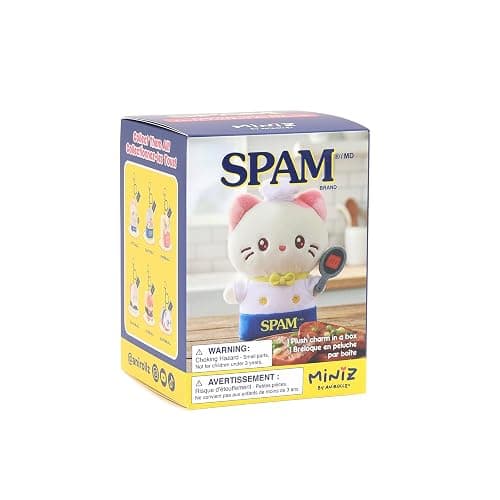 Anirollz Miniz SPAM Officially Licensed Blind Surprise Box 3.5 Inch Plush Keychain Collectible Random Character Charm Keyring Accessory thumbnail 3
