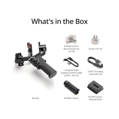 DJI RS 3 Mini, 3-Axis Gimbal Stabilizer for Cameras Canon/Sony/Panasonic/Nikon/Fujifilm, 2 kg (4.4 lbs) Tested Payload, Camera Stabilizer, Camera Gimbal with Native Vertical Shooting thumbnail 8