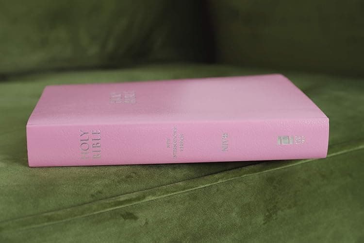 NIV, Gift and Award Bible, Leather-Look, Pink, Red Letter, Comfort Print thumbnail 3