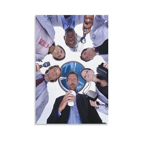 House M.D Movie Poster- Poster Decorative Painting Canvas Wall Art Living Room Posters Bedroom Painting 24x36inch(60x90cm) - Image 1