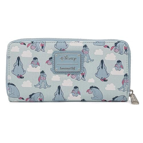 Loungefly Disney Winnie the Pooh Eeyore Zip Around Faux Leather Wallet, Multi thumbnail 3