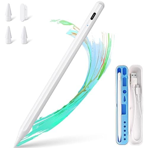 Stift für Apple iPad 2018-2025 mit Schnellladeleistung, Palm Rejection und Neigungssensitivität Pencil für ipad kompatibel mit i Pad 11/10/9/8/7/6, Pro M4/12.9/11/13" Gen, Air 3/4/5/M2/M3, mini 7/6/5 - Image 1