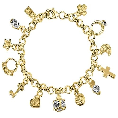 Gold Bracelets for Women Gold Charm Bracelet Jewelry Gifts - Image 1