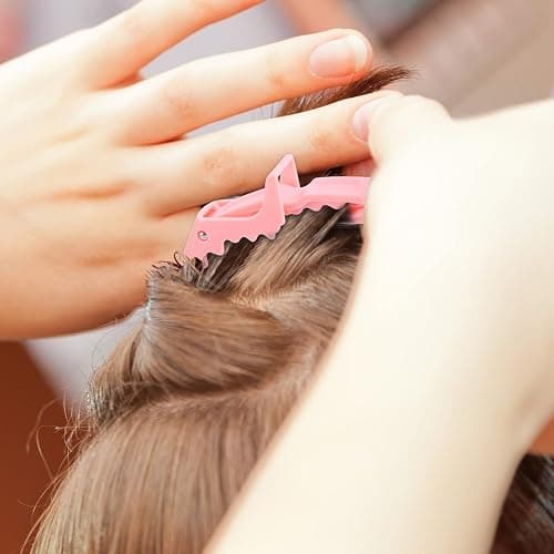 HH&LL Hair Clips for Women – Wide Teeth & Double-Hinged Design – Alligator Styling Sectioning Clips of Professional Hair Salon Quality - 10Pack (Mixed Candy) thumbnail 2