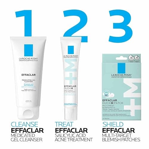 La Roche-Posay Effaclar Salicylic Acid Acne Treatment For Face, Mattifying Acne Gel Cream Spot Treatment for Blackheads, Whiteheads & Pores, Prevents New Pimples, Non-Greasy, Sensitive Skin Safe thumbnail 9