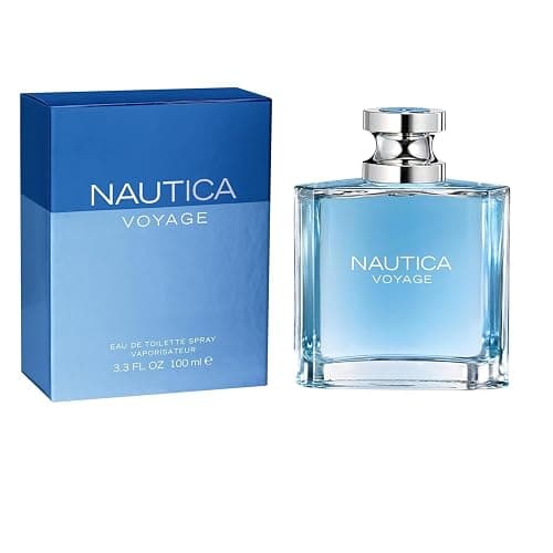 Nautica Voyage Eau De Toilette, Cologne and Fragrance For Men, Fresh, Romantic, Fruity Scent Woody, Aquatic Notes of Apple, Water Lotus, Cedarwood, and Musk Ideal Day Wear, Long Lasting 3.3Fl oz thumbnail 4