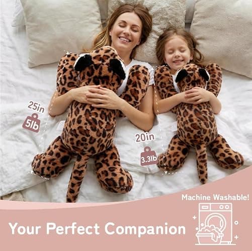 Niuniu Daddy Weighted Stuffed Animals, 25 in 5 lbs, Duck Calming Plush | Heavy sensory lap pad, lying body pillow for sleeping, machine wash, huggable toy, soothing gift for kids and adults thumbnail 5