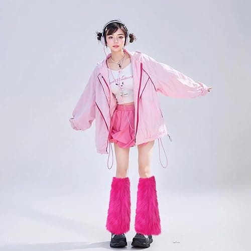 XEPST Faux Fur Fuzzy Leg Warmers Furry Boot Covers for Women, Warm Fuzzy Boot Cuff Boot Sleeves Leg Warmers for Party Costume thumbnail 5