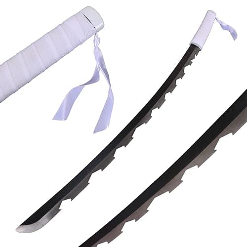 Bowen Demon Slayer Sword Real Metal,40.5-Inches Katana,Carbon Steel Samurai Sword Cosplay Anime Original Texture thumbnail 3