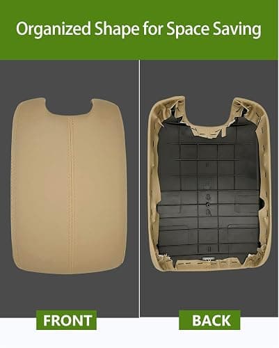 UMISHI 2008 2009 2010 2011 2012 Accord Sedan Center Console Armrest Cover & Front Door Panels Armrest(Beige) thumbnail 3