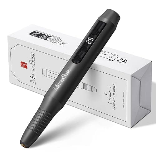 MelodySusie Cordless Nail Drill, PC180G 25,000RPM Rechargeable Electric Nail File with Nail Drill Bits,Sanding Bands - Image 1