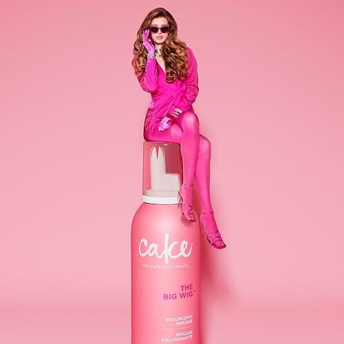 Cake Beauty Volumizing Mousse, The Big Wig - High Volume, Flexible Hold Hair Mousse with 450 F Heat Protection - For All Hair Types - 238 g thumbnail 2