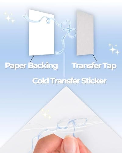 Kaitiaki Bows Stickers for Custom Owala Accessories - Cute Tumbler Decals, Fits 24oz Urban Outfitters Owala Bottles (Ocean Breeze Bow, Blue) thumbnail 3