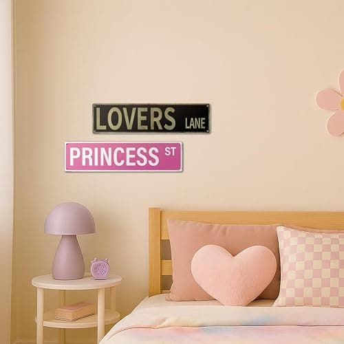 “Lovers Lane" street sign wall decor 16x4″ thumbnail 4