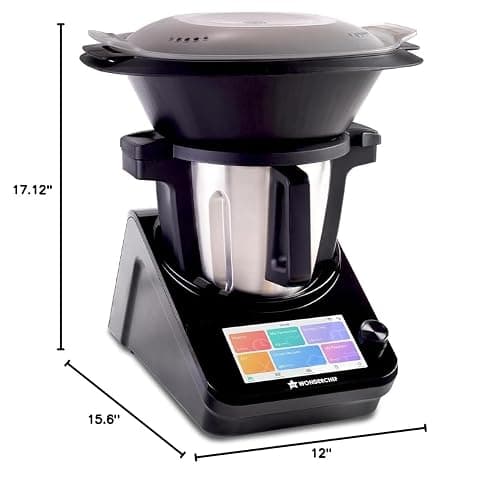 Wonderchef Chef Magic | All-in-One Kitchen Robot for Indian & International Cuisine | Automatic Chopping, Sautéing, Stirring, Kneading... | Mobile App | Recipes by Chef Sanjeev Kapoor | 2 Yr Warranty thumbnail 2
