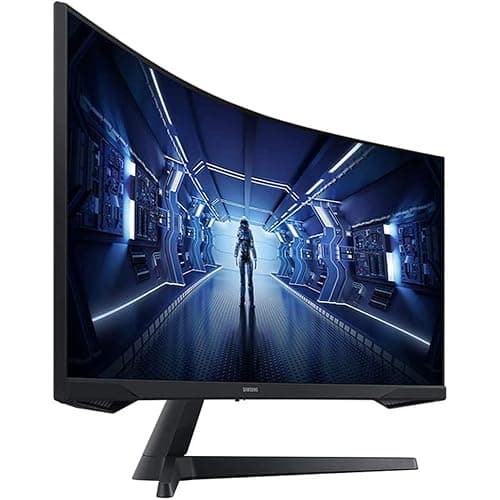 Samsung 34" Odyssey G55T WQHD 165Hz 1ms(MPRT) HDR Curved Gaming Monitor Bundle with Tech Smart USA Elite Suite 18, 2X HDMI Cable & Deco Gear CPS Exclusive 26 Month Protection Pack (BEACH-CPS-26M1000) thumbnail 5