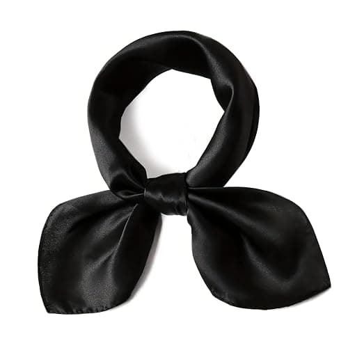 vimate 35" Square Silk Like Head Scarf - Women's Fashion Satin Scarf Bandana for Hair Wrapping at Night. thumbnail 2