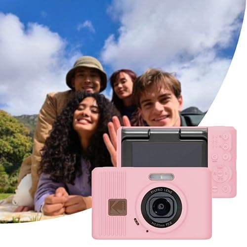 Tedubax Silicone Case for kodak pixpro C1 Digital Camera with 2PCS Screen Protector and Lanyard - (Pink) thumbnail 2