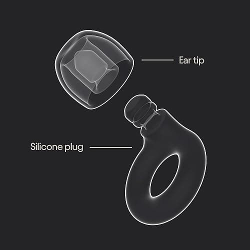 Loop Quiet 2 Ear Plugs - Ultra-Comfy Reusable Noise-Reducing Earplugs for Sleep, Deep Focus, Travel, Sensitivity | Flexible Hearing Protection | Customizable Fit | 24dB (SNR) Noise Reduction thumbnail 6