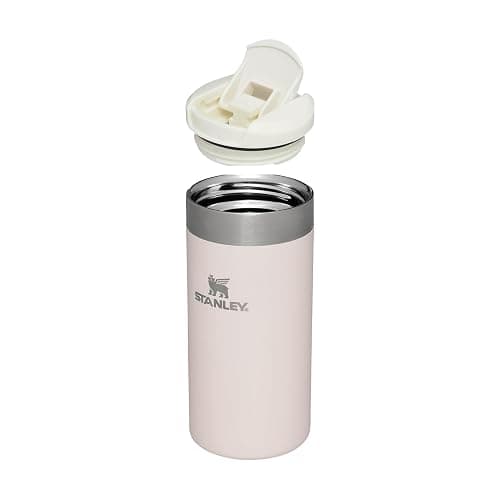 Stanley Aerolight Transit Thermobecher 0.35L - Hält 4 Stunden Heiß - Spülmaschinenfest - Kaffeebecher To Go Auslaufsicher - Kompatibel Mit Gängigen Pkw-Getränkehalterungen - Thermosflasche - Rose - 0.35L - Rose Quartz thumbnail 8