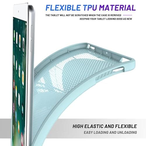 iPad 7th, 8th & 9th Gen Case 10.2",iPad Air 3 2019/ iPad Pro 10.5-inch Case, Thin and Soft Tablet Protective Cover for iPad 10.2 & 10.5, Blue thumbnail 3