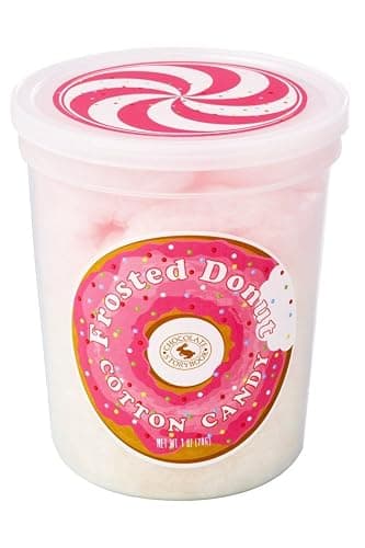 All-Star Cotton Candy Candy Gift Box of 6 Pickle, Mexican Hot Chocolate, Bubble Gum, Maple Bacon, Sour Rainbow, Frosted Donut- Unique ideas for Holidays, Birthdays, Gag Gifts, Party Favors thumbnail 7