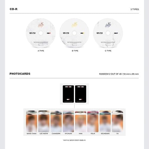 STRAY KIDS 1st Album - GO生 [ Standard ver. / B Type ] CD + Photobook + Photocards + Unit Lyric Leaflet + 4 Cut Film + Secret Card + FREE GIFT thumbnail 4