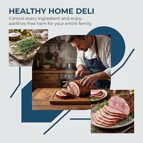 Deli Meat Press Stainless Steel - 2026 Upgraded Ham Maker Meat Press Mold for Deli Meats with Thermometer and Pressure Spring, Sturdy Healthy Lunch Meat Maker for Sandwiches & Bacon Cooker (1) thumbnail 4