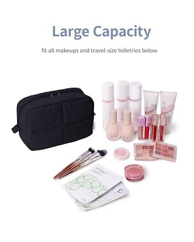 Narwey Travel Makeup Bag Cosmetic Bag thumbnail 3