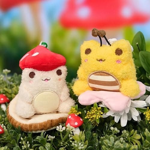 Cuddle Barn PlushGoals - Wawa Fits Wawa Sits Blind Box - Series 1 | Collectible Plush Bag Charm - Kawaii Cute Frog Plushie Clips | Mystery Unboxing Random Styles - Great Stocking Stuffer, 3 inches thumbnail 2