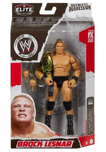 WWE Elite Collection Ruthless Aggression Series Articulated Wrestling Action Figures (Brock Lesnar) thumbnail 2