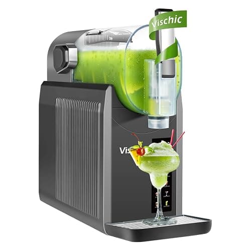 Vischic Slushie Machine: Slushy Machine for Home Use with 7 Preset Programs & Auto Cleaning Function, Frozen Drink Maker Easy to Make Slush Margarita Frappés Cocktail & More, 4H Fresh (Premium Grey) - Image 1