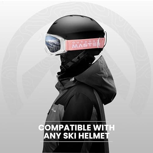 OutdoorMaster OTG Ski Goggles - Over Glasses Ski/Snowboard Goggles for Men, Women & Youth - 100% UV Protection thumbnail 5